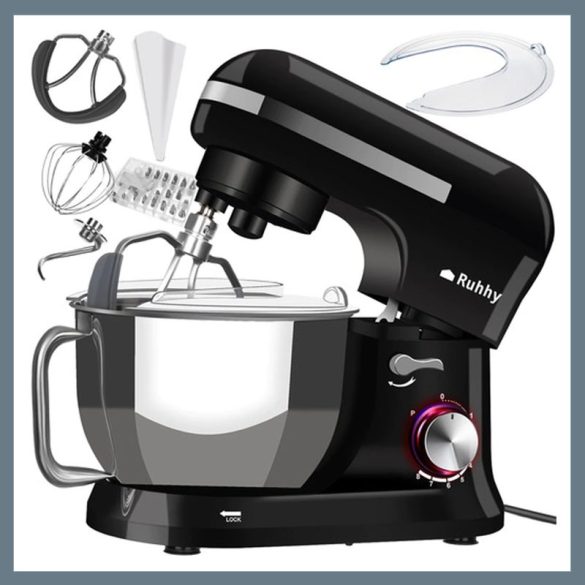 Ruhhy Multifunkčný kuchynský robot 4,5 L misa, 8+1 rýchlostných stupňov, 1700 W 00016746