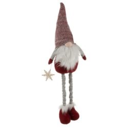   Vianočná figúrka škriatka, nastaviteľná výška 50–82 cm 00022315
