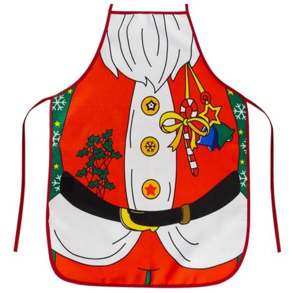 Vianočná kuchynská zástera s motívom Mikuláša, 92 × 51 cm 00022683