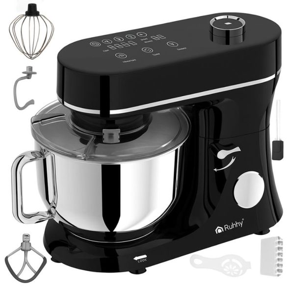 RUHHY 25726 planetárny kuchynský robot s ohrievanou misou – 6,2 L, 2000 W