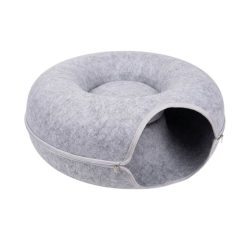 Purlov Donut-Shaped Cat Bed and Tunnel 00025810