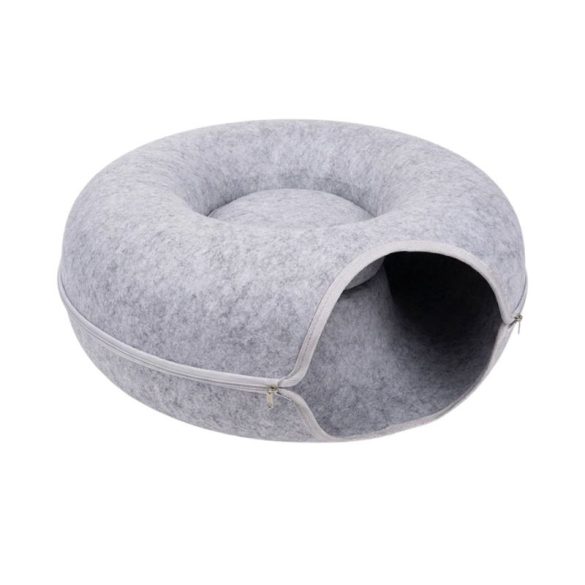 Purlov Donut-Shaped Cat Bed and Tunnel 00025810