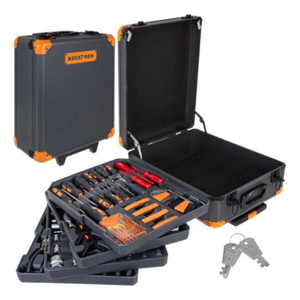 Sada náradia BIGSTREN 1000 ks v hliníkovom kufri 00026846