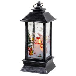   RUHHY LED vianočná lucerna na batérie, strieborná 00026755