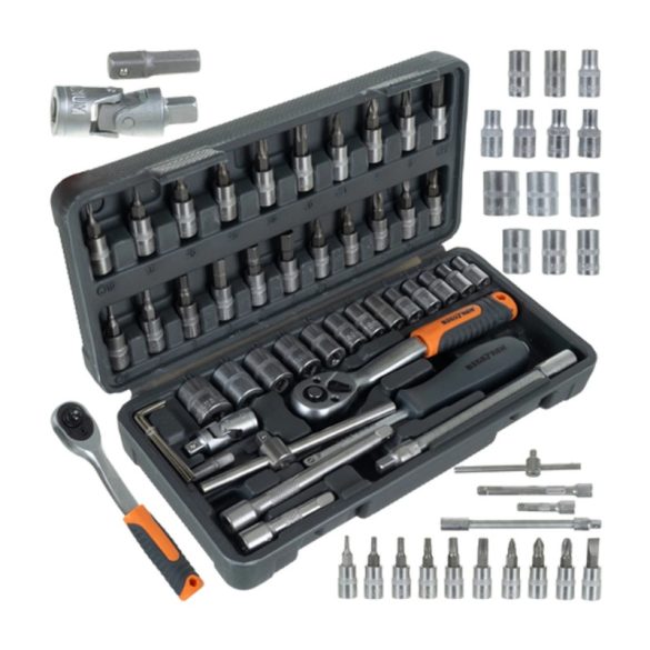 Sada náradia BIGSTREN 46 ks 1/4” s račňou TORX v puzdre CrV 00026844