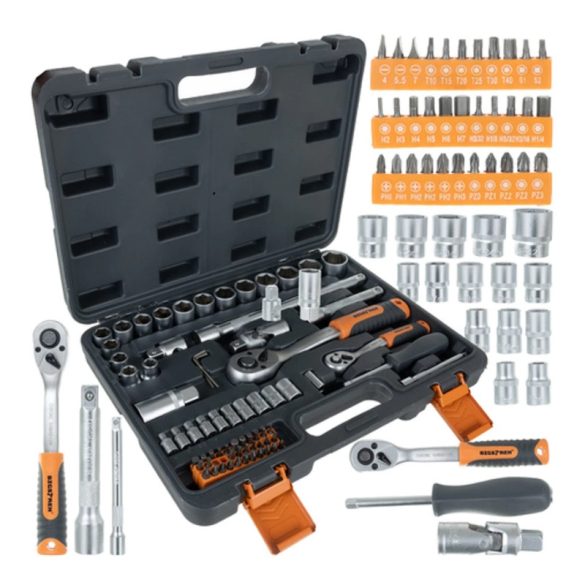 BIGSTREN sada náradia 72 ks 1/4” 1/2” s račňou 72T 00026846