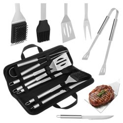   Sada grilovacích nástrojov Kaminer, 6 ks, v puzdre z nehrdzavejúcej ocele 00027178