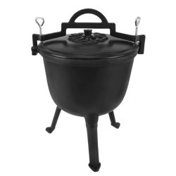   Kaminer 8L liatinový kotlík s nožičkami a pokrievkou 00027375