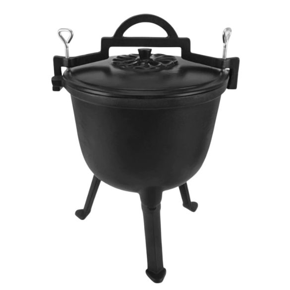 Kaminer 8L liatinový kotlík s nožičkami a pokrievkou 00027375