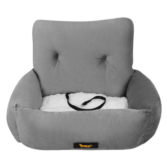 Purlov autosedačka pre psov a mačky, veľkosť S, sivá 00027675