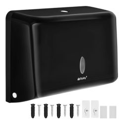   RUHHY Nástenný zásobník na papierové utierky, čierny 00027714