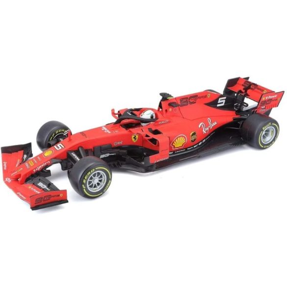 Bburago Ferrari F1 SF90 Racing Car (1:18) – Sebastian Vettel, 2019 004616