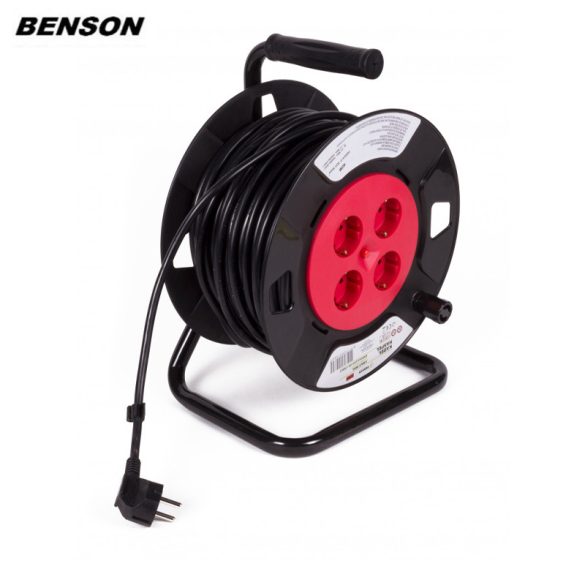 Benson Electric 40 metrová bubnová predlžovačka s rozdvojkou 005369