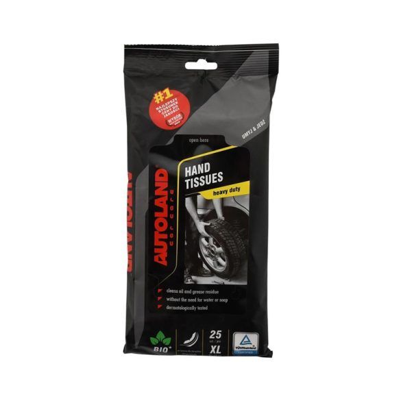 AUTOLAND silné čistiace utierky na ruky – 25 ks XL 00847