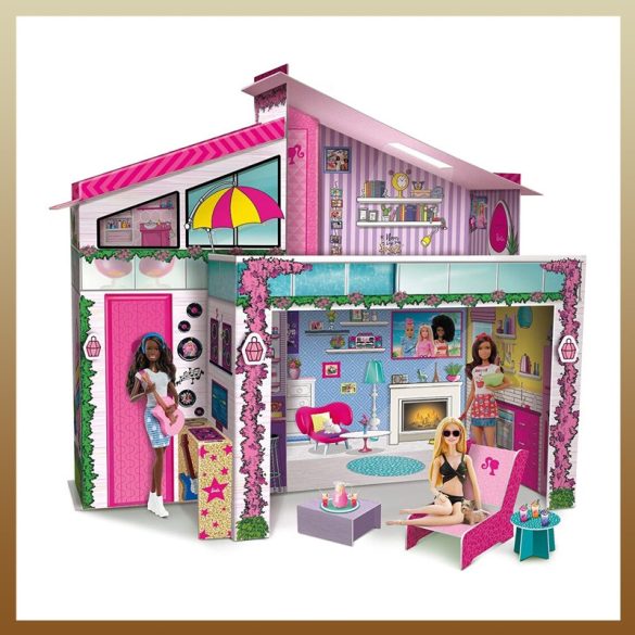 Lisciani Barbie Letná vila s bábikou (tvrdý papier) 009365