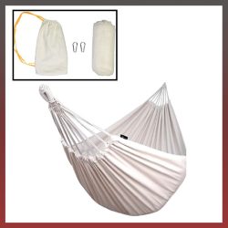 Hojdačka 200 x 100 cm béžová 014132