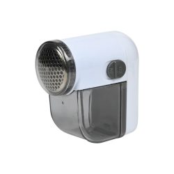   Holiaci strojček na textílie / Odstraňovač žmolkov – napájaný batériami, s integrovanou nádobkou 014542