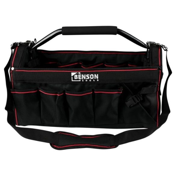Benson otvorená taška na náradie 58 cm – pevná, praktická, dobre sa do nej balí 015167