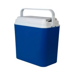   Modro-biela elektrická chladiaca taška s funkciou chladenia a ohrevu (12 V) – 24 litrov 015546