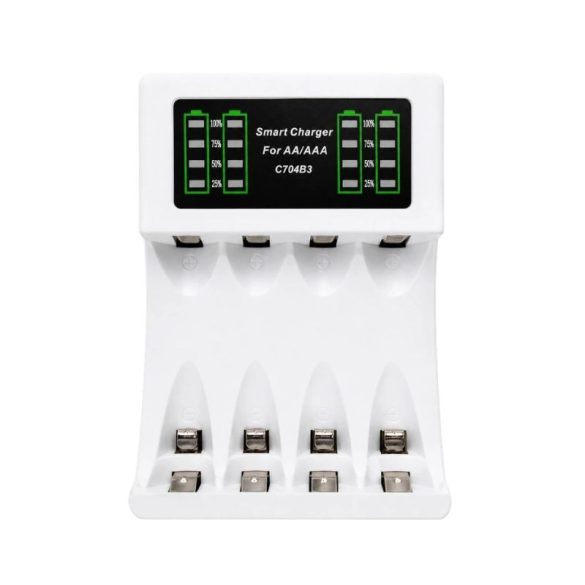 C704B3 USB-C nabíjačka pre AA a AAA batérie, 4 pozície 02055
