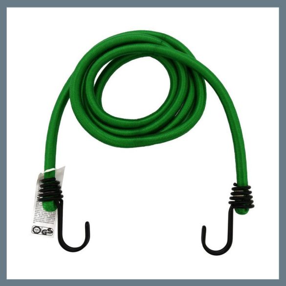 Gumový pavúk s dvojitými háčikmi – 10 mm / 200 cm 02194