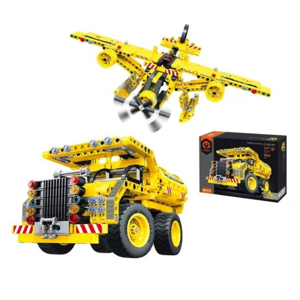 Stavebnicová sada Master 2v1 Nákladné auto a lietadlo 361 dielov 028872