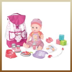 Dieťa močí 30 cm + batoh 33,5 cm 030564