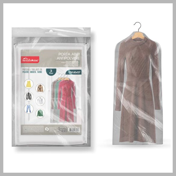 Prachotesné obaly na oblečenie 60 x 137 cm – 3 ks 03182
