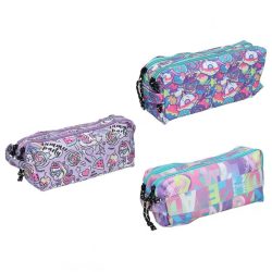   Puzdro na ceruzky s dievčenským motívom 21 x 7 x 9 cm 033452