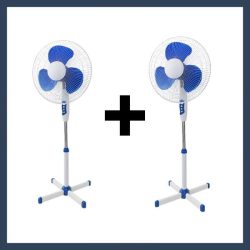 2x Stojanový ventilátor 40 cm 0360-2