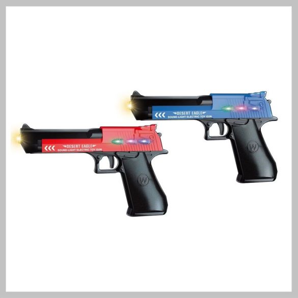 Hračka – pištoľ so zvukovými a svetelnými efektmi 038445