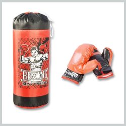 Detský boxovací vak s rukavicami 038591