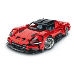   Mechanická stavebnice športového auta – Červené superauto 039502