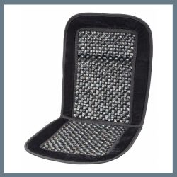   Chránič sedadla s lemovaním – čierny, 93 × 44 cm 04108