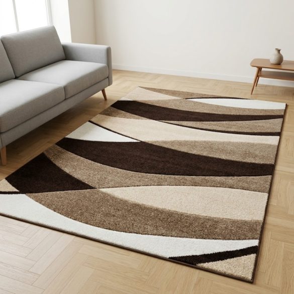 Koberec z kolekcie Carnaval 200 x 290 cm – Hnedé vlny 04803A