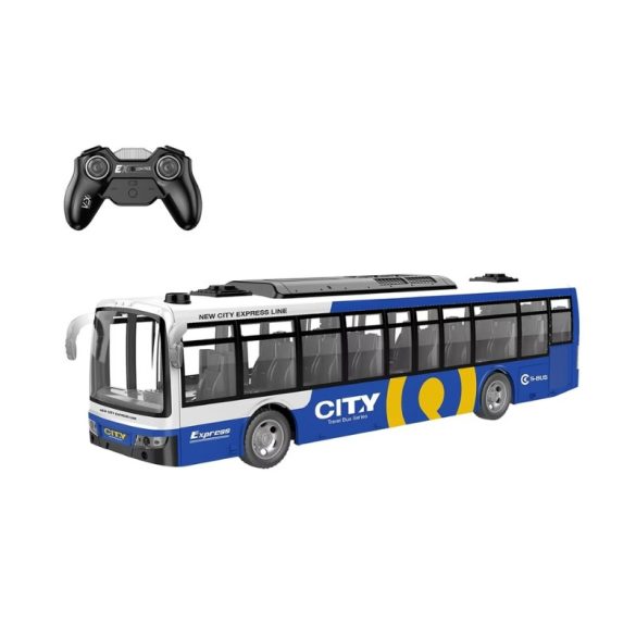 Mestský autobus s diaľkovým ovládaním a svetelnými efektmi 38 cm 049326