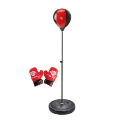   Detská boxerská súprava s rukavicami a nastaviteľným stojanom – 109 cm 049546