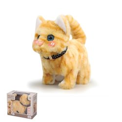   Interaktívne plyšové mačiatko, ktoré chodí, 16 cm 049577