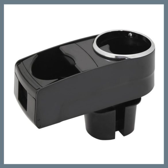 SELECT dvojitý držiak na poháre a telefón – univerzálny, otočný dizajn 06271