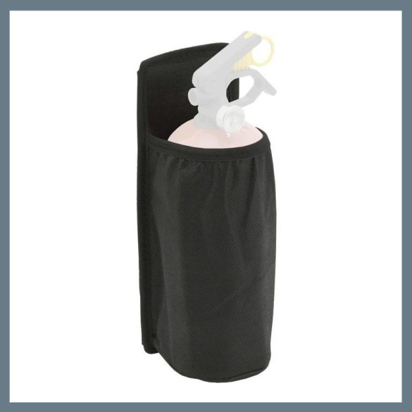 Držiak na 1 kg hasiaci prístroj – s suchým zipsom, čierny 06284