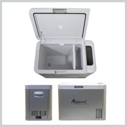   Kompresorová autochladnička SILVER FROST 35 l, 12 24 V a 230 V, do mínus 20 °C 07082