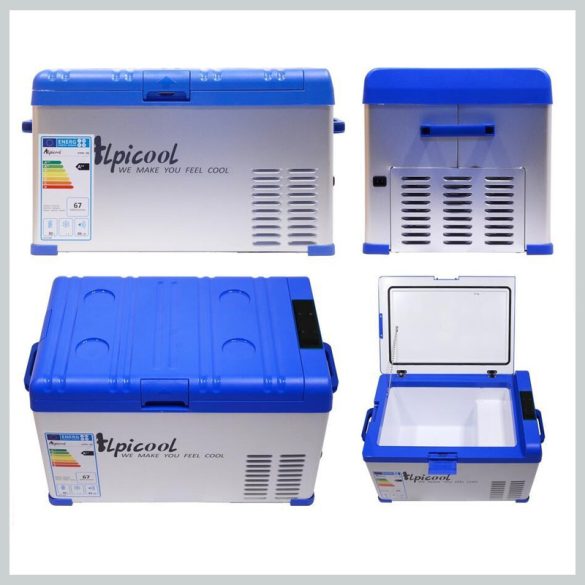 Kompresorová autochladnička BLUE 30 l, 12/24 V a 230 V, -20 °C 07090