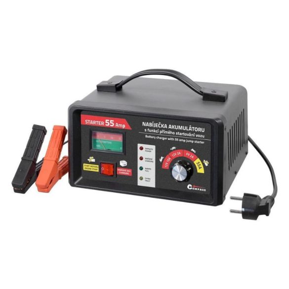 Nabíjačka akumulátorov so štartovacou funkciou STARTER – 6 12 V, 2 10 55 A 07156-y