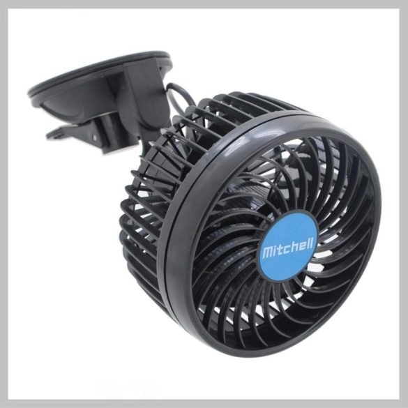 MITCHELL 115 mm ventilátor do auta s 12 V prísavkou – 07216