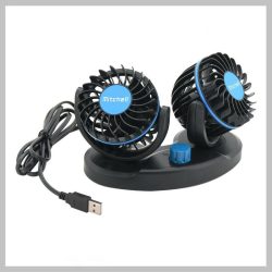   MITCHELL DUO auto ventilátor 2×85 mm USB 5 V na palubnú dosku – 07229