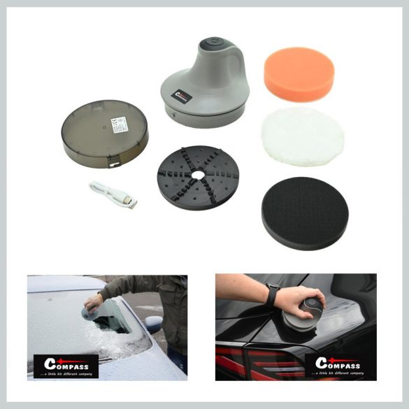 Leštička na auto a škrabka na ľad MULTI FUNCTION, s batériou 2000 mAh 07265