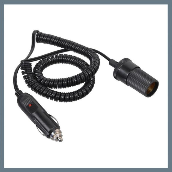Predlžovací kábel do autozapaľovača – 12/24 V, 5 A, 3 m 07425