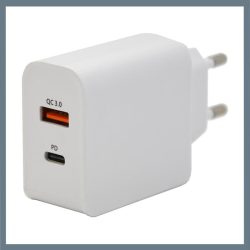   Rýchlonabíjačka do siete – USB-A / USB-C 18 W, 230 V 07430