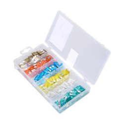   Farebná sada mini auto poistiek – 120 kusov v úložnom boxe 07527