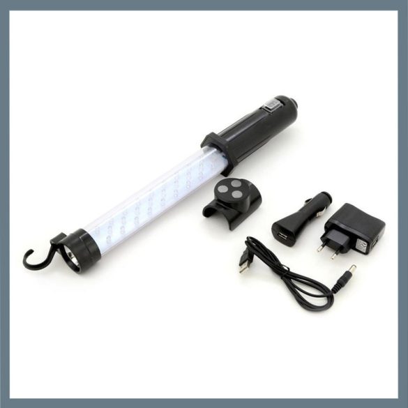Magnetická LED kontrolná lampa – 27 + 7 LED 08307